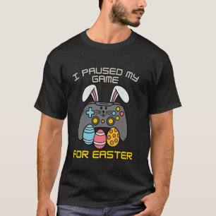 Camisa engraçada de coelho gamer de Páscoa - Contr