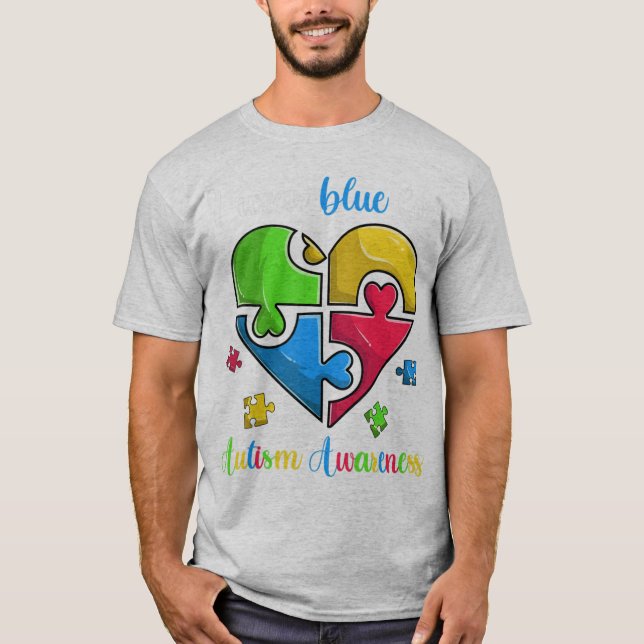 Camisa Engraçada De Consciência Do Autismo Para Ho (Frente)