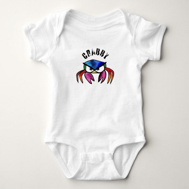 Camisa engraçada de criança bebê uma peça (Frente)
