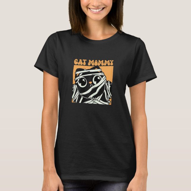 Camisa engraçada de Dia das Mães para mulheres Gat (Frente)