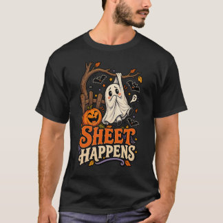 Camisa engraçada de fantasma no Halloween - Sheet