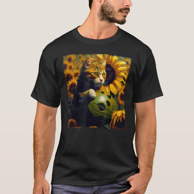 Camisa engraçada de futebol de gato para crianças, (Frente)