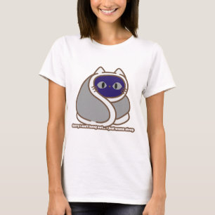 Camisa engraçada de gato