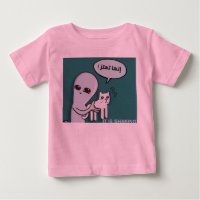 camisa engraçada de gato alienígena