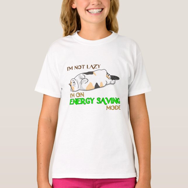Camisa engraçada de gato|Presente de gata |Present (Frente)