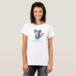 camisa engraçada de gato presente para todos