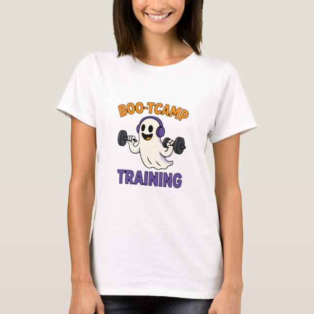 Camisa engraçada de ginásio de Halloween para home (Frente)