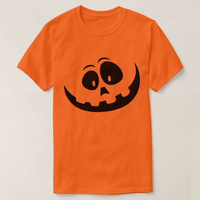 Camisa engraçada de Halloween abóbora t shirt (Frente do Design)