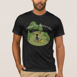 Camisa engraçada de homem para cortar grama