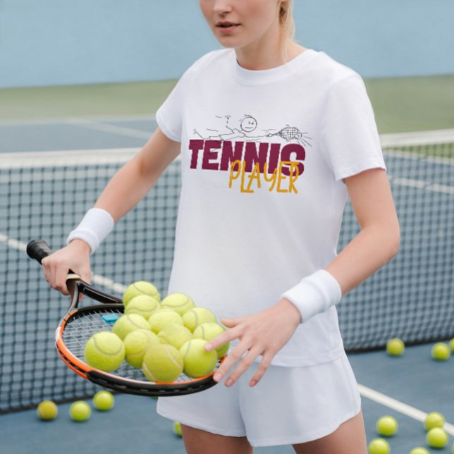 Camisa engraçada de jogador de tênis  (Criador carregado)