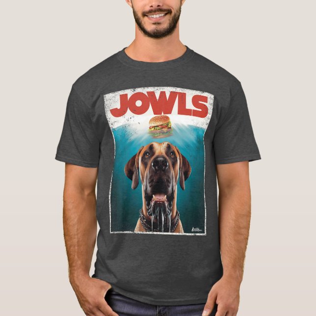 Camisa engraçada de mãe de cachorro Great Dane Jow (Frente)