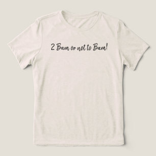 Camisa engraçada de Mahjong com a frase '2 Bam ou