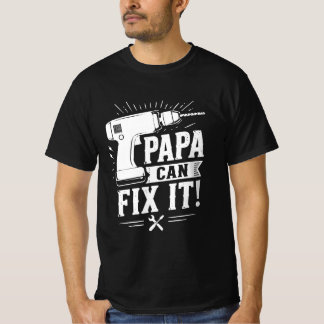 Camisa engraçada de mecânico de garagem para pais 