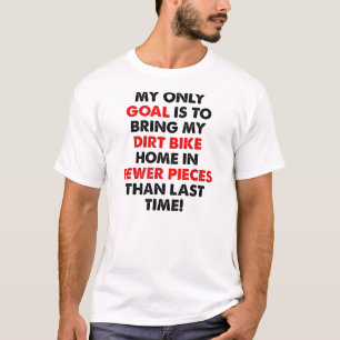 Camisa engraçada de motocross de moto de trilha co