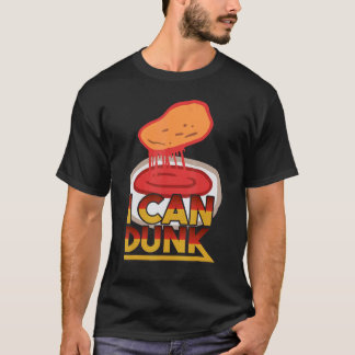 Camisa engraçada de nugget de frango que eu posso 