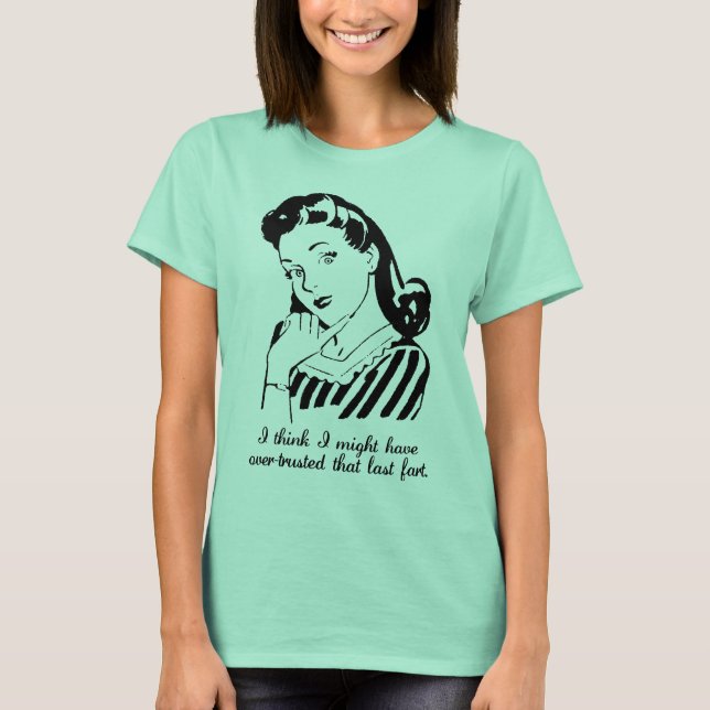 Camisa engraçada de peido super confiável (Frente)
