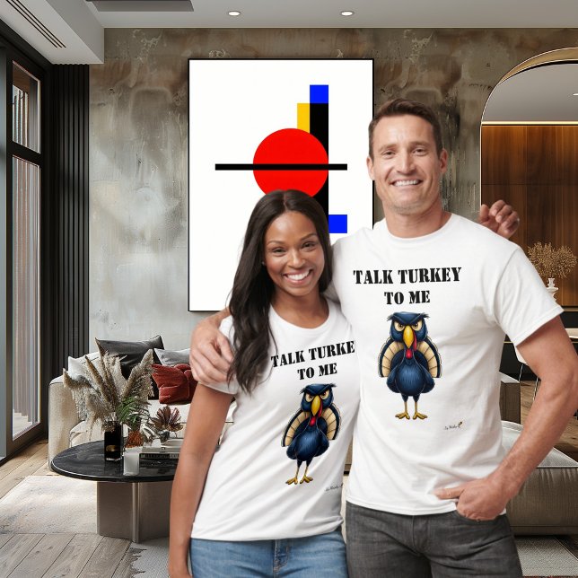 Camisa engraçada de peru zangado 'Fale Peru comigo (Criador carregado)