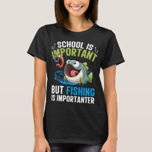 Camisa engraçada de pesca de desenho animado - Cam