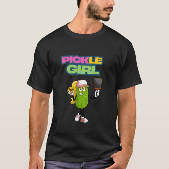Camisa engraçada de pickleball para mulheres Pickl (Frente)
