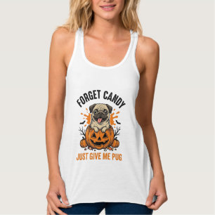 Camisa engraçada de Pug de Halloween Esqueça o Des