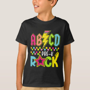 Camisa engraçada de raio de volta às aulas Pré K R