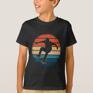 Camisa engraçada de skate vintage retrô