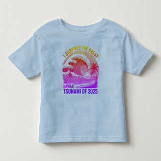 Camisa Engraçada De Sobrevivência Do Tsunami Havai
