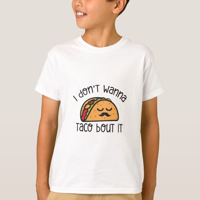 Camisa engraçada de Taco, Camisa de Taco, Presente (Frente)