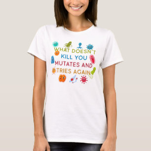 Camisa Engraçada De Vírus, Humor Da Ciência, Epide