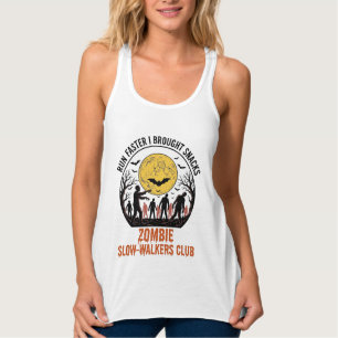 Camisa engraçada de zumbi com lua gravada e humor