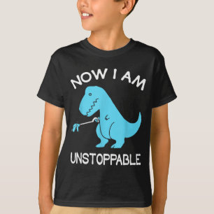 Camisa Engraçada Dinossauro Dino Rex Imparável