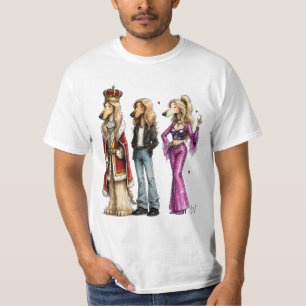 Camisa engraçada do Afghan Hound, camiseta de cach