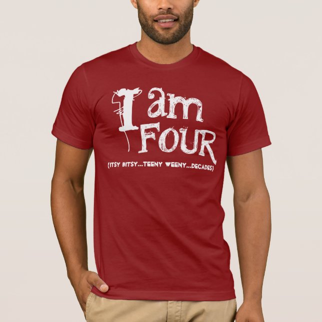 Camisa engraçada do aniversário de 40 anos eu sou (Frente)