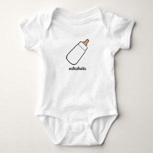 Camisa engraçada do bebê de Milkaholic