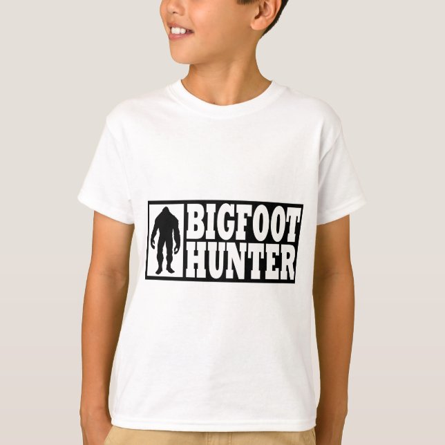 Camisa engraçada do CAÇADOR de BIGFOOT - (Frente)