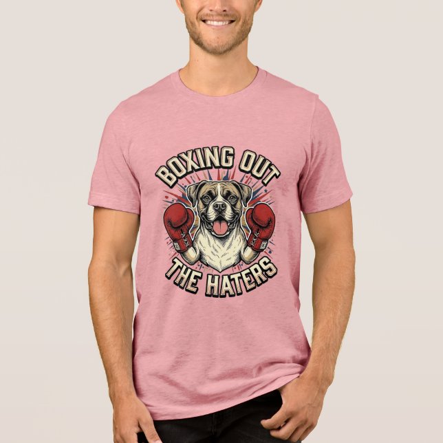 Camisa engraçada do cão de boxeador boxeando os od (Frente)