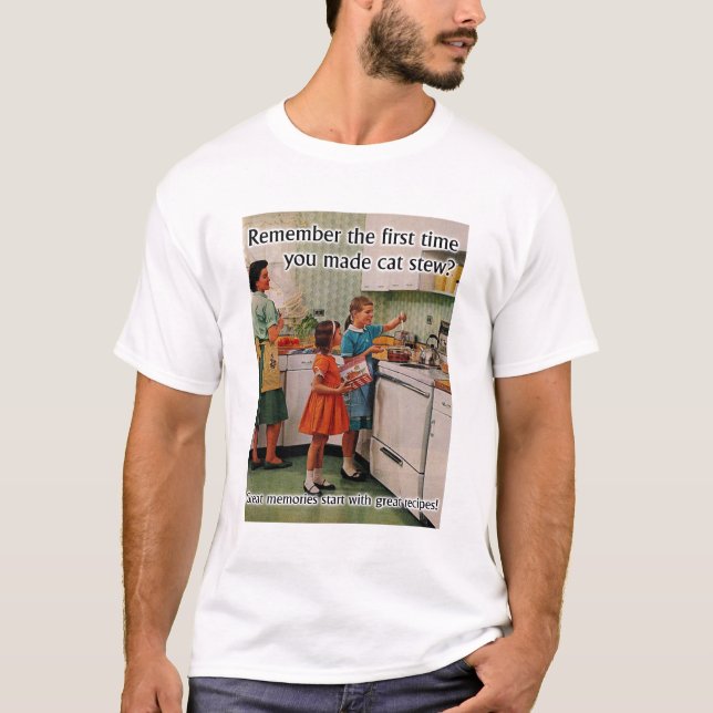 Camisa engraçada do Cat Stew Humor (Frente)