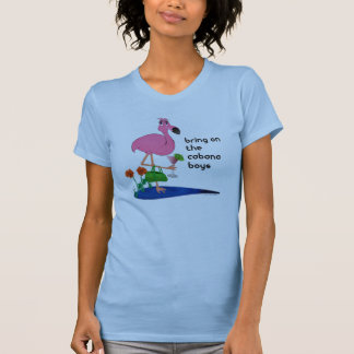 Camisa engraçada do flamingo