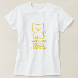 Camisa Engraçada do Gato