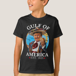 Camisa Engraçada Do Golfo Da América Do Norte No L