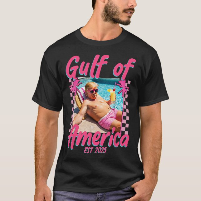 Camisa Engraçada Do Golfo Dos Eua América No Leste (Frente)