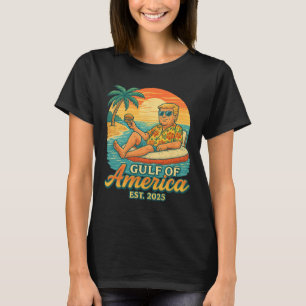 Camisa Engraçada Do Golfo Dos Eua América No Leste