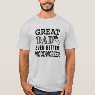 Camisa engraçada do grande Woodworker do pai mesm