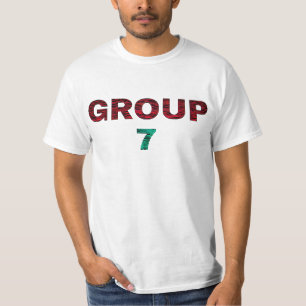 Camisa engraçada do Grupo 7 Meme, Gráfico hilário