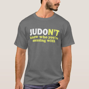 Camisa engraçada do judo