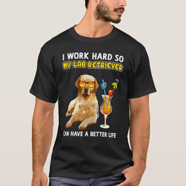 Camisa engraçada do labrador amarelo amante do lab (Frente)