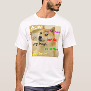 Camisa engraçada do meme do cachorro Doge