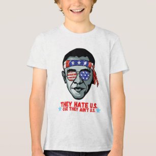 Camisa engraçada do Obama para o dia 4 de julho pa