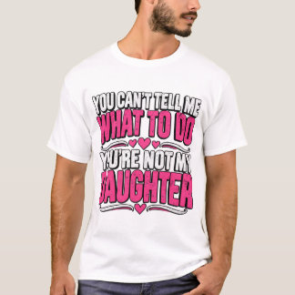 Camisa engraçada do pai e da filha, Pai sarcástico