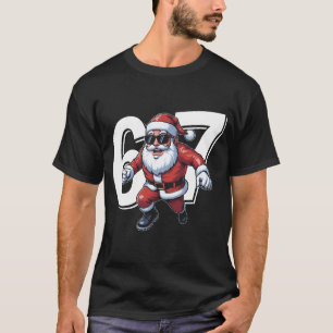 Camisa engraçada do Papai Noel para o 67º aniversá